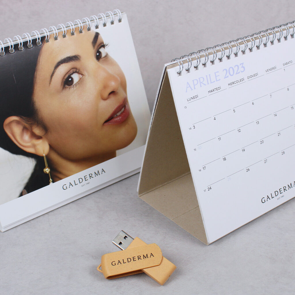 Farma & Beauty: Galderma - Ufficio: calendario e USB